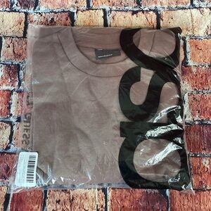 ASOS DESIGN oversized sweatshirt in brown with outdoors back print